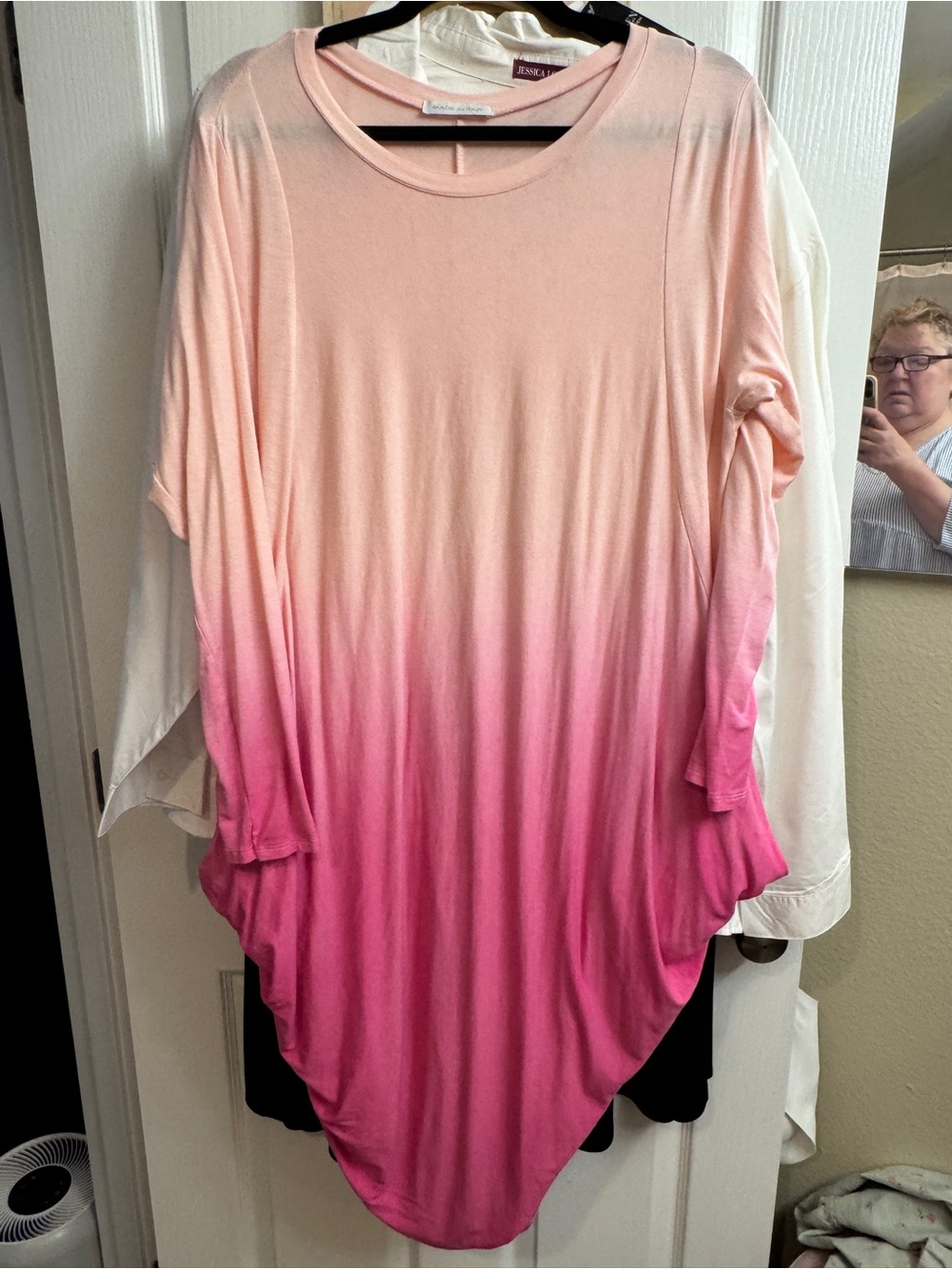 Source Unknown Pink  Tunic Top